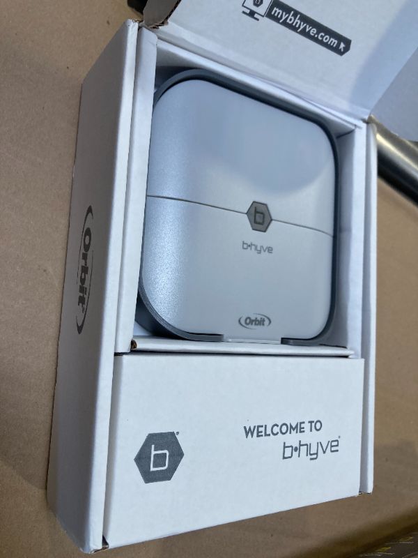 Photo 1 of Orbit 57915 B-hyve 4-Zone Smart Sprinkler Controller, Gray