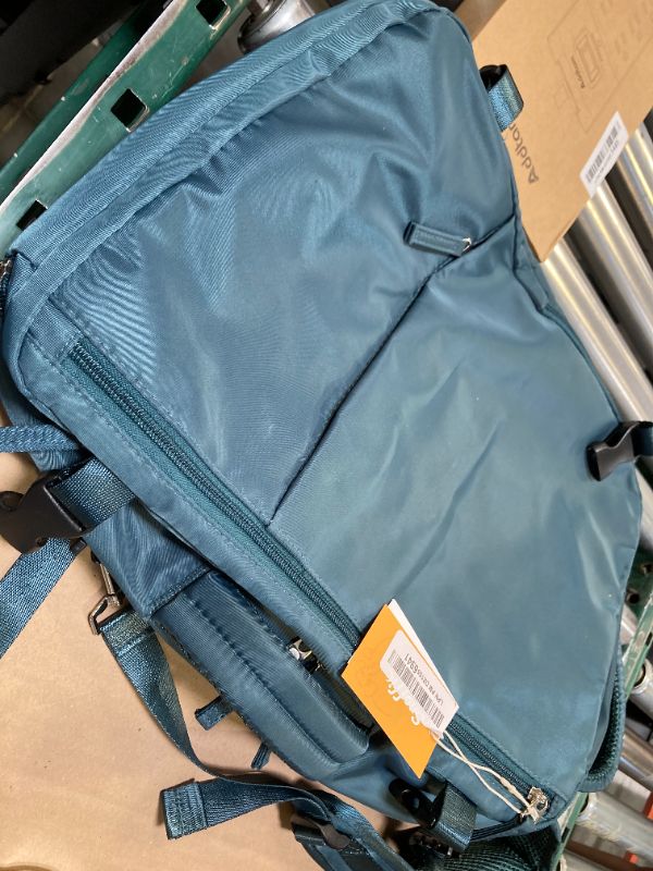 Photo 1 of Snoffic Travel Backpack for Women, Large Carry On Backpack for Travel, Waterproof Backpack Personal Item, Backpack for Women, laptop backpack 17.3 inch, College Bag Casual Daypack, Peacock Blue