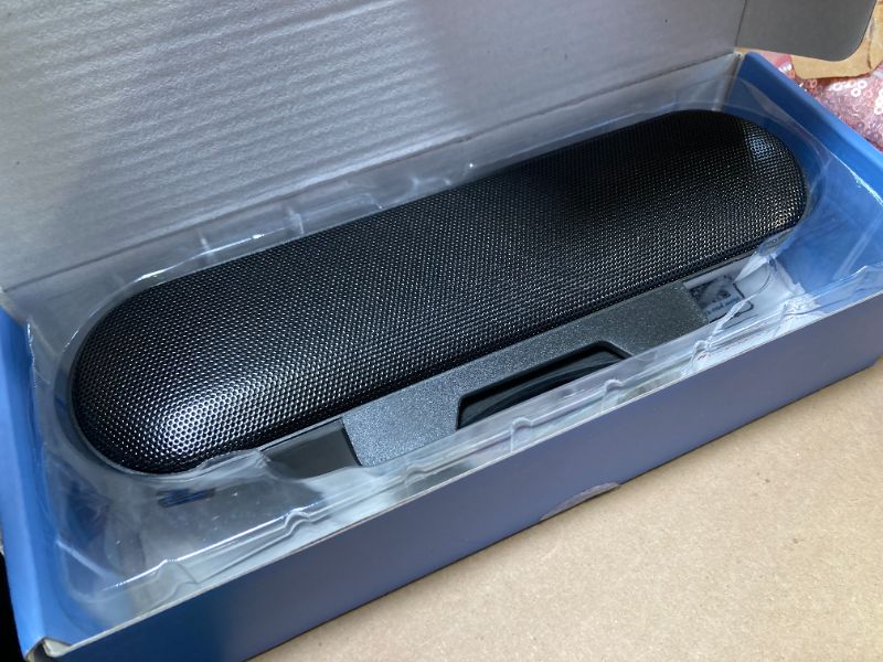 Photo 1 of LXTNFU Computer Speakers for Desktop Monitor,Single Speakers for Desktop PC,Laptop Speaker with Loud Sound,Volume Control Easily Clamps to Monitors(USB-C to USB Adapter Included) (Black)