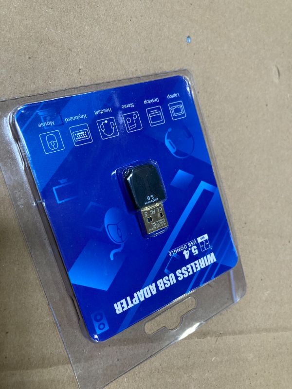 Photo 1 of Hakimonoe Upgraded USB Bluetooth 5.4 Adapter for PC, Wireless USB Dongle for Laptop Desktop Windows 11 10 8.1 7, Plug n Play Bluetooth Headphones Headset Speaker Mouse Keyboard Printer Controller