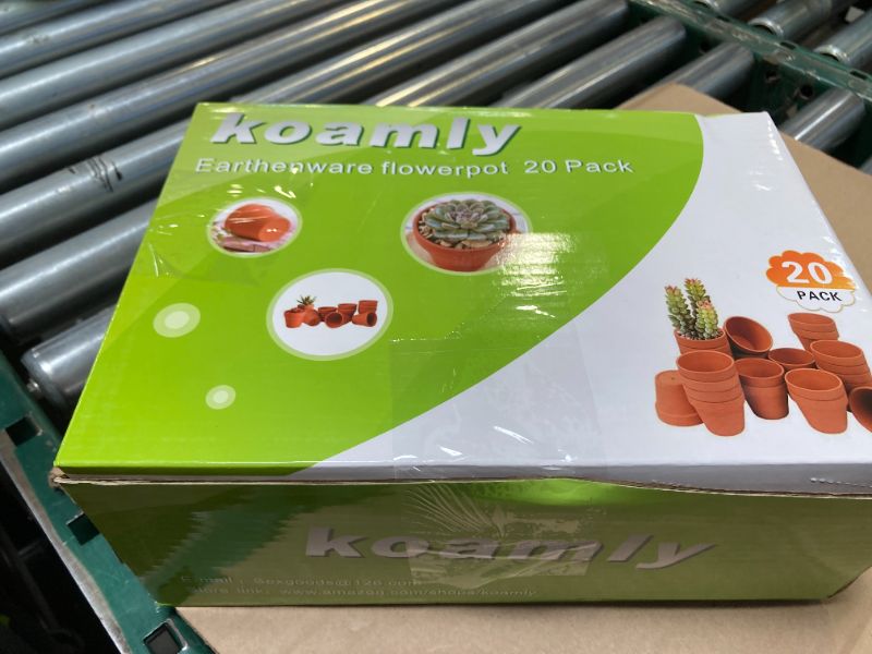 Photo 1 of 19pcs only---KOAMLY 3 inch Plant Nursery pots Number of Items in a 19 Pack, with Drain, Succulent Seedling Planter, use with Indoor, windowsill, Terra Cotta red Flower pots Wedding Decoration Best Gift for Aunts