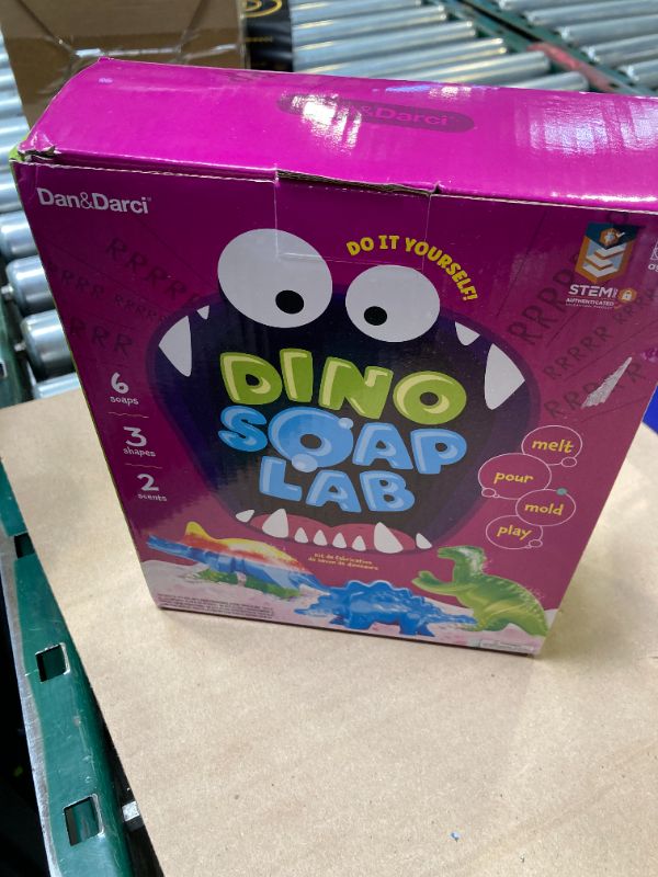 Photo 1 of Dan&Darci Dino Soap Making Kit for Kids, Dinosaur Science Toys Kits, Gifts for Kid All Ages, DIY Activities Craft - Art Crafts Gift Set for Boys and Girls Age 3 4 5 6 7 8 12 Year Old Boy