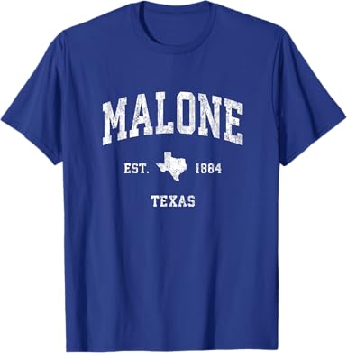 Photo 1 of KIDS s---Malone Texas TX Vintage Athletic Sports Design T-Shirt