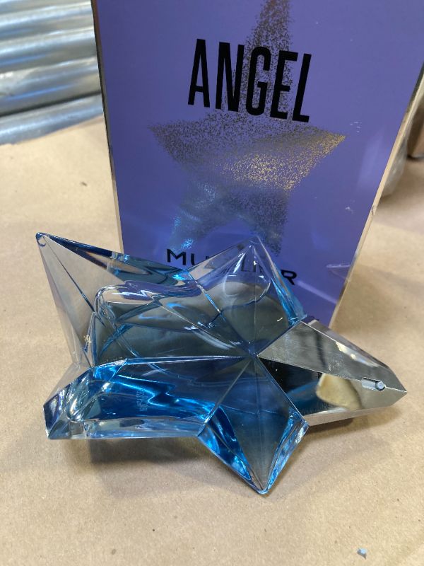 Photo 1 of Mugler Angel - Eau de Parfum - Women's Perfume - Ambery & Woody - With Bergamot, Praline, and Patchouli - Long Lasting Fragrance - 3.3 Fl Oz