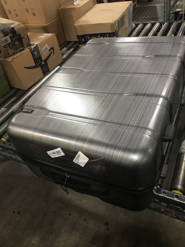 Photo 1 of Coolife Luggage Expandable(only 28") Suitcase PC+ABS Spinner Built-In TSA lock 20in 24in 28in Carry on (Charcoal., L(28in).)