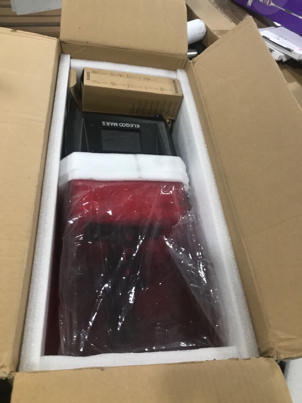 Photo 1 of ELEGOO Mars 4 MSLA 3D Printer with 7" 9K Monochrome LCD, UV Resin Photocuring Printer, Multiple Print Modes, Printing Size of 6.04 x 3.06 x 6.89 inches