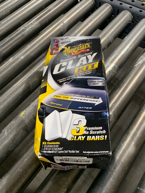 Photo 1 of Meguiar's G191700 Smooth Surface Clay Kit, Safe and Easy Car Claying for Smooth as Glass Finish