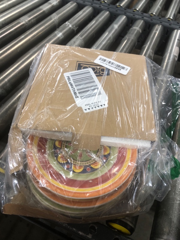 Photo 1 of Bico Tunisian 6 inch Ceramic Appetizer Plate, Set of 6, for Salad, Appetizer, Snacks, Microwave & Dishwasher Safe