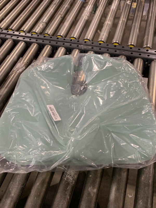 Photo 1 of C CUSHION LAB Patented Pressure Relief Seat Cushion for Long Sitting Hours on Office/Home Chair, Car, Wheelchair - Extra-Dense Memory Foam for Hip, Tailbone, Coccyx, Sciatica - Wellness Green