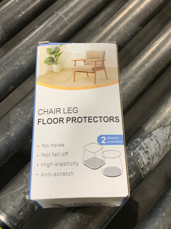 Photo 1 of 32 Pcs Silicone Chair Leg Floor Protectors for Hardwood Floors, Brown Felt Bottom Chair Leg Covers, Free Moving Table Leg Covers, Stool Leg Protectors Caps?Large fit : 1.3'' - 2''?