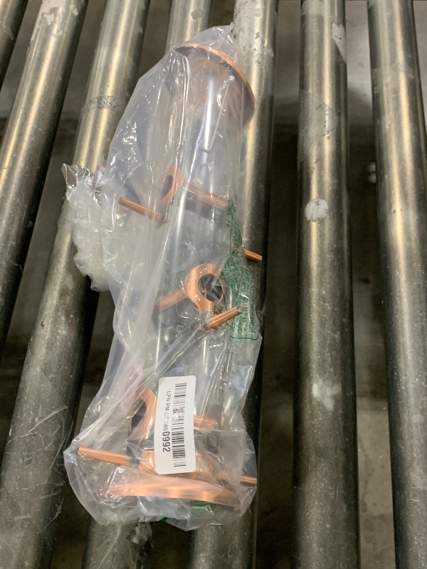 Photo 1 of iBorn Metal Bird Feeders Brushed Copper Wild Bird Feeder for Outdoors Hanging All Metal Brushed Copper Finishing 14 Inch 6 Port(Seed is not Included)