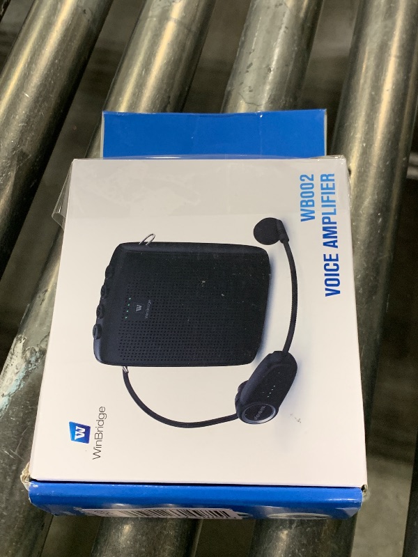 Photo 1 of WinBridge Bluetooth Voice Amplifier for Teachers, Wireless Voice Amplifier with Bluetooth Headset Microphone, Portable Megaphone Speaker Headset System, Teacher Must Haves 15W WB002