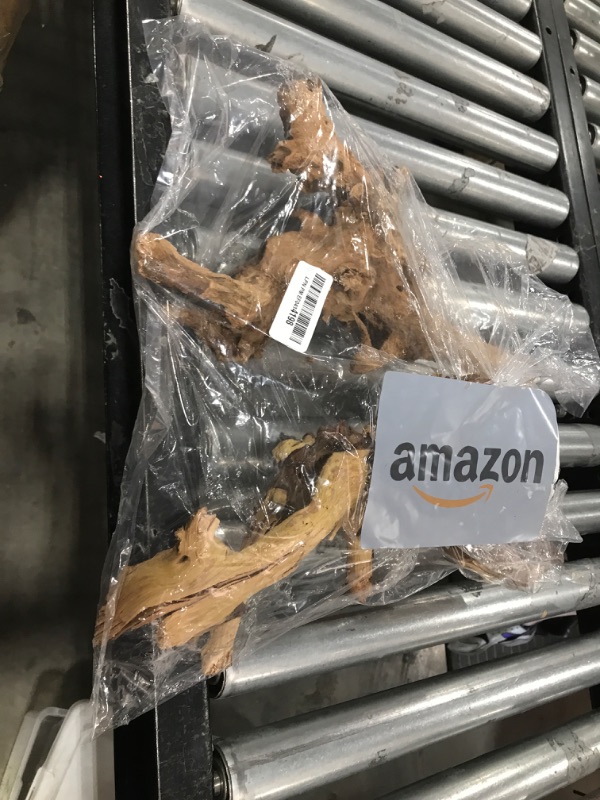 Photo 1 of majoywoo Natural Large Driftwood for Aquarium Decor Reptile Decor, Fewer Branches 12.5-18" 2Pcs