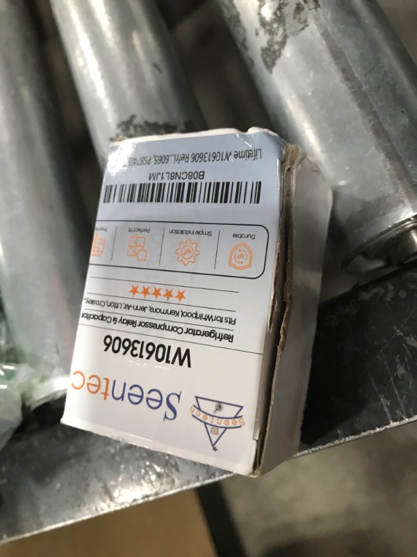 Photo 1 of W10613606 Refrigerator Compressor Start Relay and Capacitor by Seentech - Compatible with Whirlpool, Kenmore, fridges. Replace Part Number: W10416065, PS8746522, 67003186