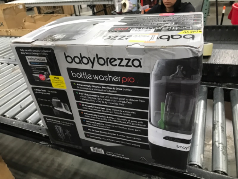 Photo 1 of Baby Brezza Bottle Washer Pro - Baby Bottle Washer, Sterilizer + Dryer - All in One Machine Cleans Bottles, Pump Parts, & Sippy Cups - Replaces Hand Washing, Bottle Brushes and Drying Racks