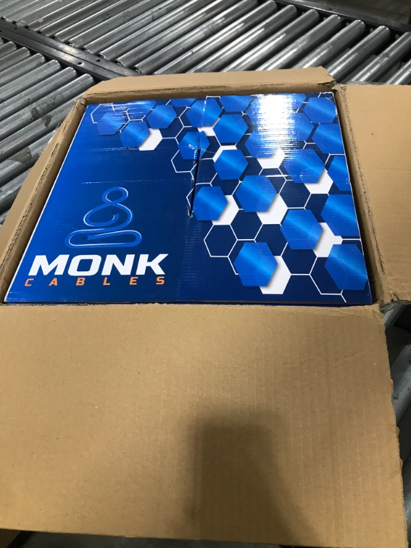 Photo 1 of MONK CABLES | CAT6 Plenum Cable 1000ft | UTP, 23AWG, 550MHz | DSX-8000 Certified | Most Certified Cable of The Whole Market (Blue)