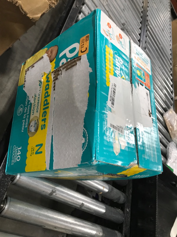 Photo 1 of Pampers Baby Diapers - Swaddlers - Size 0, 140 Count, Ultra Absorbent Disposable Newborn Diaper