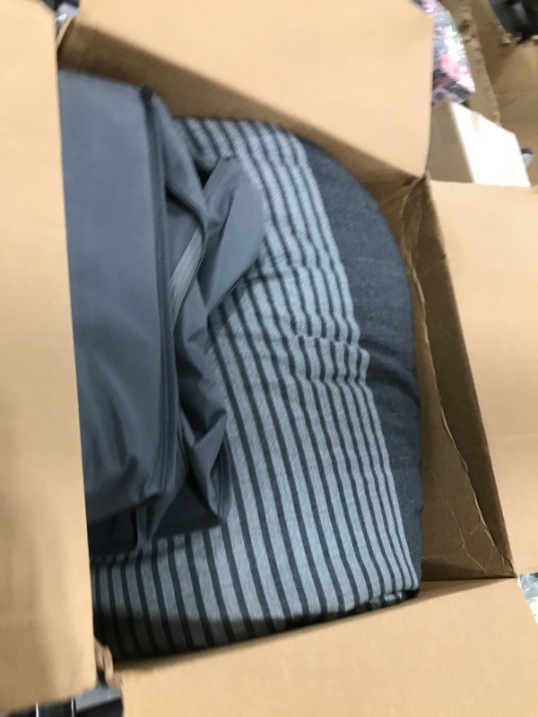 Photo 1 of Litanika Full Size Comforter Sets Black White Grey - 3 Pieces Lightweight Bedding Set, All Season Down Alternative Comforter (1 Comforter, 2 Pillowcases)