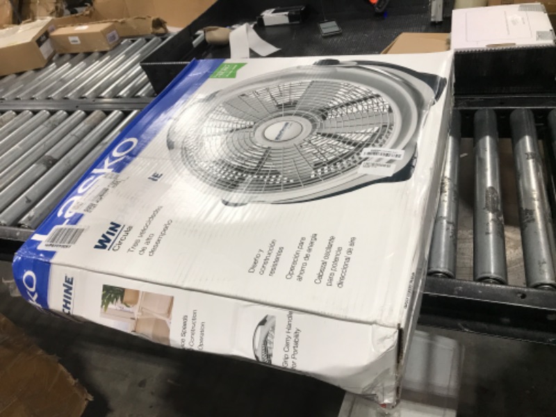 Photo 1 of Lasko Wind Machine Fan, Air Circulator Fan with 3 Speeds, 20" Model 3300, Gray