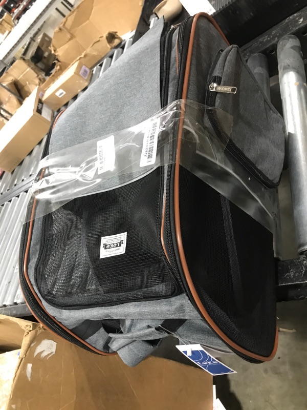 Photo 1 of Lekebobor Extra Large Cat Backpack Carrier Expandable Pet Carrier Backpack for Small/Medium Dogs and Medium/Large Cats, Grey