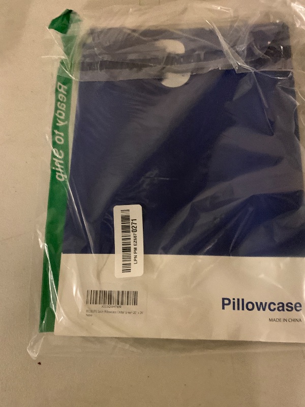 Photo 1 of BEDELITE Satin Pillowcase for Hair and Skin, Super Soft and Cooling Similar to Silk Pillow Cases 2 Pack with Envelope Closure, Gift for Women Men(20"x26" Standard Size, Cedar Green)