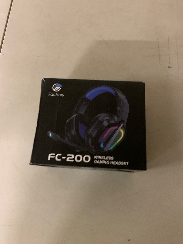 Photo 1 of Fachixy FC200 Wireless Gaming Headset for PS5, PS4-2.4GHz USB Foldable Headphones with Mic - 3D Stereo Bluetooth Headset with 50Hrs Battery Life, for Switch, PC, Mac, Mobile