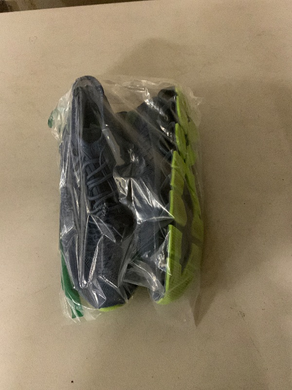 Photo 1 of Vooncosir Mens Running Shoes Comfortable Fashion Non Slip Blade Sneakers Work Tennis Walking Sport Athletic Trainers Blackish/Green