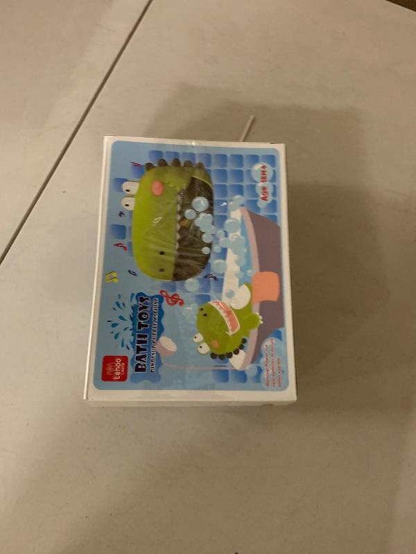 Photo 1 of Lehoo Castle Baby Bath Toys, Bath Bubble Machine for Kids, Automatic Bubble Maker Toddler Bathtub Toy with 12 Melodies, Dinosaur Bath Toys for Boys Girls