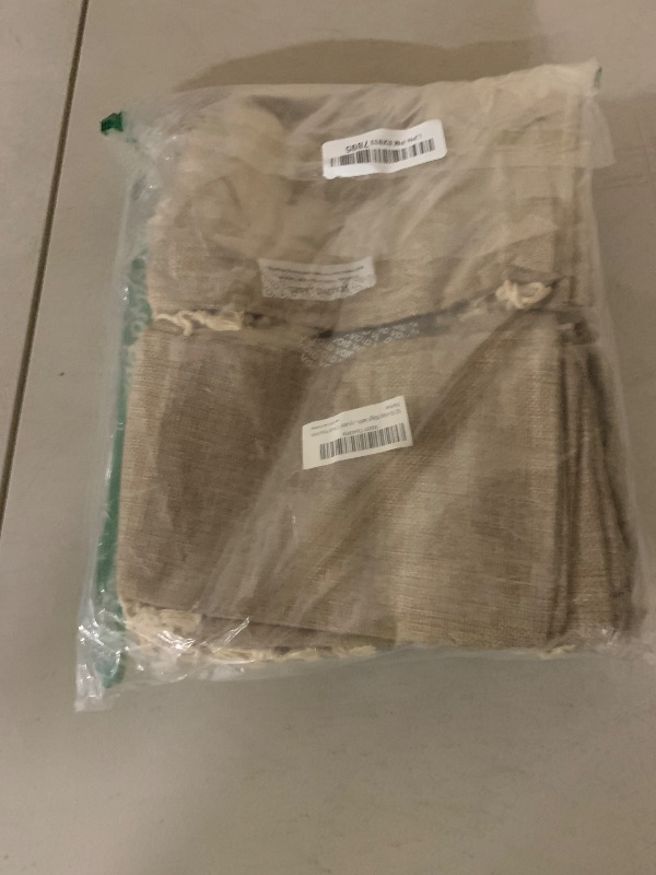Photo 1 of 50 Burlap Bags with Drawstring, 5x8 Inch (5x7 Internal) Gift Bag Bulk Pack for Wedding and Birthday Party Favors, Jewelry and Treat Pouches, Advent, Christmas & Holiday Gift Wrap (Brown)
