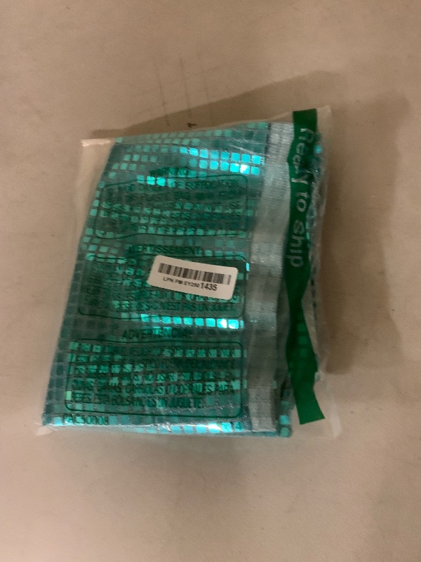 Photo 1 of XCHI Turquoise Blue Glitter Sequin Mirror Table Runner Table Decoration for Wedding Party Singles Dance Home Kitchen Decor 13x108 Inch