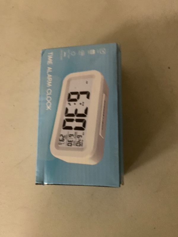 Photo 1 of Miowachi Black Digital Alarm Clock for Bedrooms Battery Operated,Snooze,Night Light Easy Setup Small Clock for Kitchens,Bathroom,Offices,Kids