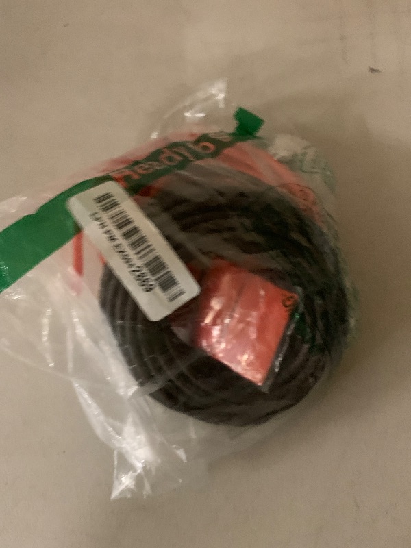 Photo 1 of 10 Gauge Wire (25FT Each, Red/Black), Low Voltage for Automotive Wiring, Battery Cable, 10AWG, Car Audio, Car Amplifier Power or Ground Cable, Translucent Jacket, CCA, with 10 Heat Shrink Tubing