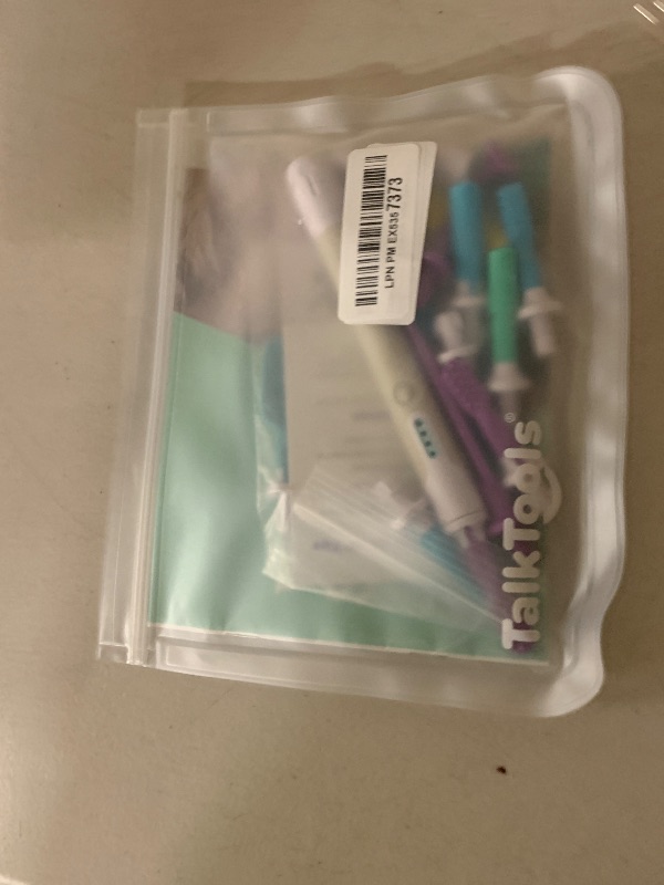 Photo 1 of TalkTools Sensi Oral Sensory Therapy Tool with Soft Sensi Jaw Tips (Grey, 12 Tips Set - Grey)