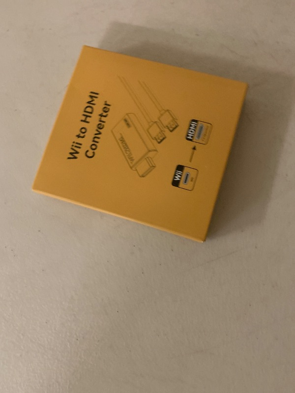 Photo 1 of GANA Wii to hdmi Converter, wii to hdmi Adapter, 1080p 720p Connector Output Video & 3.5mm Audio - Supports All Wii Display Modes (wii to hdmi White)