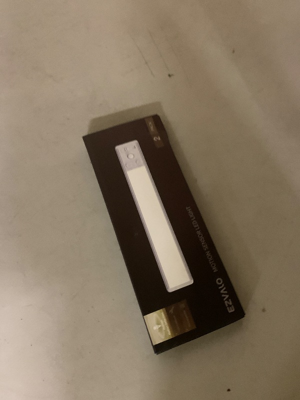 Photo 1 of EZVALO Under Cabinet Lighting, 2400mAh Rechargeable Motion Sensor Lights Indoor, 5 Levels Dimmable Magnetic Closet Lights, Wireless Under Counter Lights for Kitchen, Stairs -2 Pack, 3 Color Temps