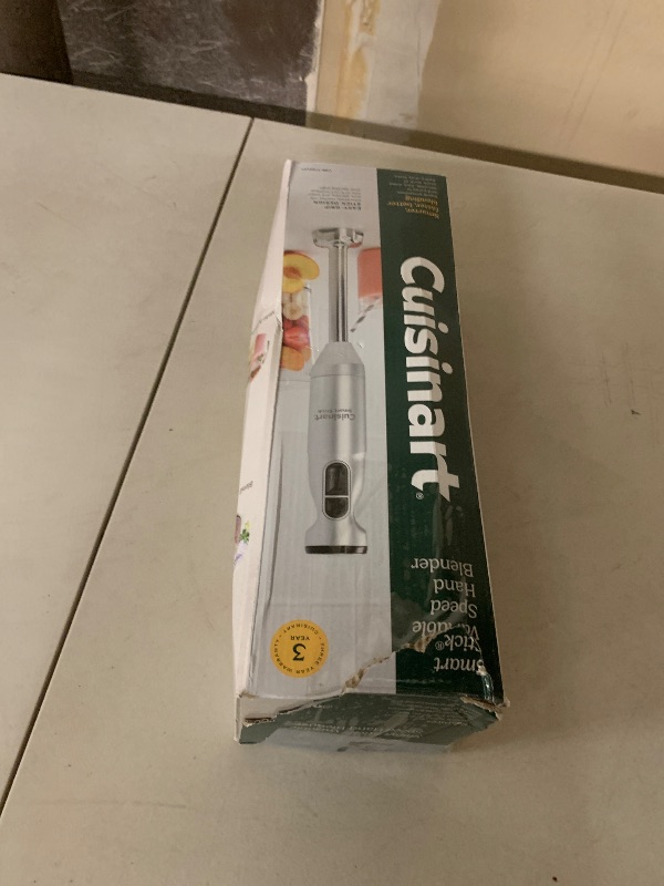 Photo 1 of Cuisinart Hand Blender, Smart Stick 2-Speed - Powerful & Easy to Use Stick Immersion Blender-for-Shakes, Smoothies, Puree, Baby Food, Soups & Sauces, Silver, CSB-175SVP1