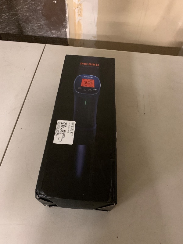Photo 1 of 2.4G WIFI Sous Vide Cooker INKBIRD Sous Vide Machine with APP Control, 1000 Watts Immersion Circulator with APP Recipes Timer Alarm Mobile Notification, 3D Water Fast Heating Ultra-Quiet