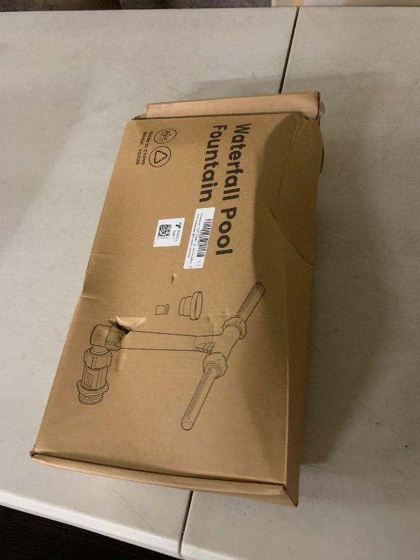 Photo 1 of [Patent Pending] 2025 Upgrade Pool Fountain - Dual Spray Water Fountains for Above Ground/Inground Pools, 2-in-1 Adjustable Waterfall Pool Sprinkler Fountain