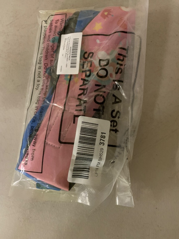 Photo 1 of 4 Pieces Swimming Ear Band Ear Protection Band Swim Cap Waterproof Adjustable Swim Headband for Kids Over 7 Years Old(Pink, Blue)