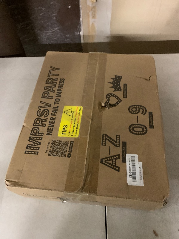 Photo 1 of 18 Marquee Numbers 4 Feet Tall: Large 18 Light Up Numbers for Party Cardboard Sign Foam Board Party Backdrop