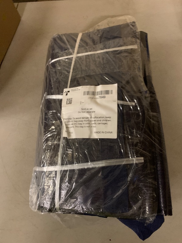 Photo 1 of 6 Pack Extra Heavy Duty Large Moving Bags with Strong Zipper & Comfortable Handles, Sturdy & Durable Clothes Storage Bags Totes Bins, Blue Packing Moving Boxes for College Supplies, Dark Blue