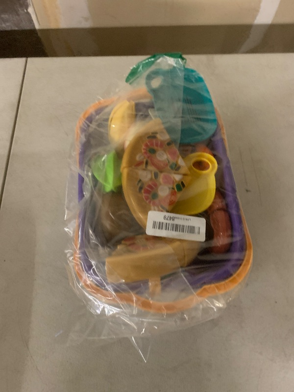 Photo 1 of 42 Items 87 Pcs Cutting Play Kitchen Set for Kids, Pretend Cooking Fruit &Vegetables&Fast Food with Storage Basket, Fake Food Toys for Toddler&Baby, Educational Gift for Girls Boys Children Birthday