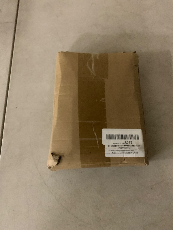 Photo 1 of 8 Packs Floating Shelf Brackets 6 Inch Small Shelf Brackets, Floating Shelf Bracket 6 inch, Floating Shelves Brackets, Space-Saving Triangle Hidden Shelf Brackets for Home Decor…