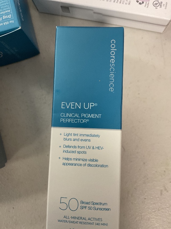 Photo 1 of Colorescience Even Up Clinical Pigment Perfector, Water Resistant, Mineral Facial Sunscreen & Primer, Broad Spectrum 50 SPF UV Skin Protection, 1 Fl Oz
