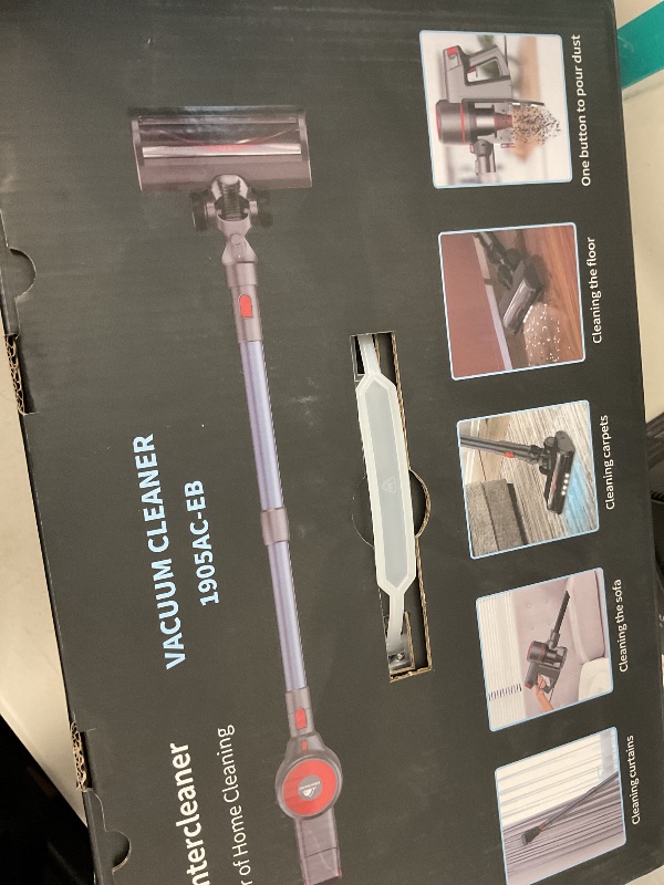 Photo 1 of Intercleaner Corded Vacuum Cleaner, 20KPa Powerful Suction with 600W Motor Electric Floor Brush, Lightweight 4 in 1 Bagless Stick Vac with Handheld, for Hardwood Floor Carpet Car Pet Hair