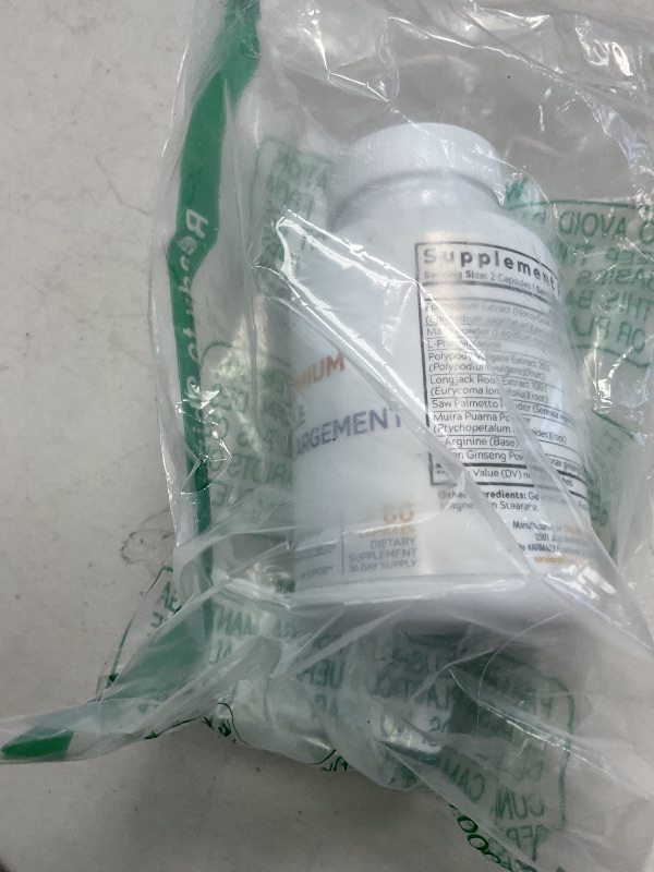 Photo 1 of PREMIUM Male EnIargement - Powerful Erect Pills for Men w/ Fast Acting Blood Flow to Gain Length & Girth + Stamina | 9 Research Backed Ingredients for MaIe Performance & Circulation - 60 Capsules