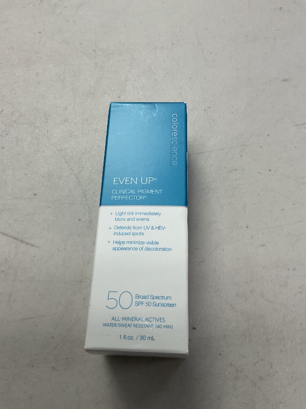 Photo 1 of Colorescience Even Up Clinical Pigment Perfector, Water Resistant, Mineral Facial Sunscreen & Primer, Broad Spectrum 50 SPF UV Skin Protection, 1 Fl Oz