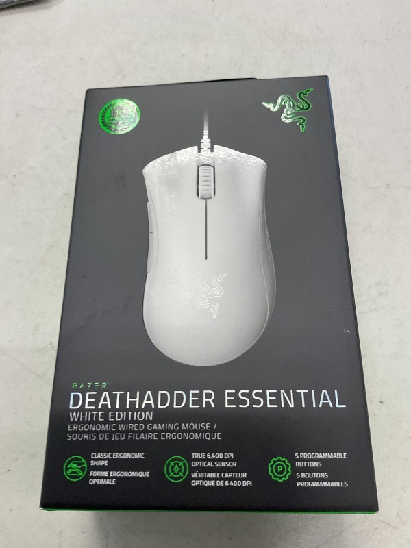 Photo 1 of Razer DeathAdder Essential - White