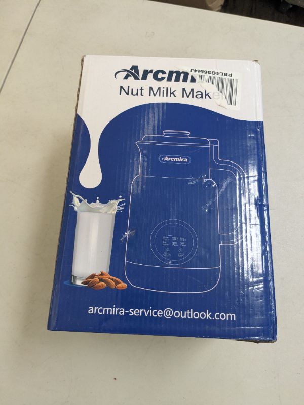 Photo 1 of Arcmira ? ?? ? Nut Milk Maker, 20 oz(600ml) Homemade Almond, Oat, Soy, Coconut, Plant Based and Non Dairy Beverages, Milk Blender Machine with Delay Start, Keep Warm, Boil Water, Self Cleaning