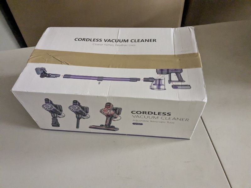 Photo 1 of Cordless Vacuum Cleaner,Vacuum Cleaners for Home with Super Suction,Lightweight Stick Vacuum with 35 Mins Runtime,Rechargeable Cordless Vacuum for Pet Hair, Hardwood Floors(Black Purple)